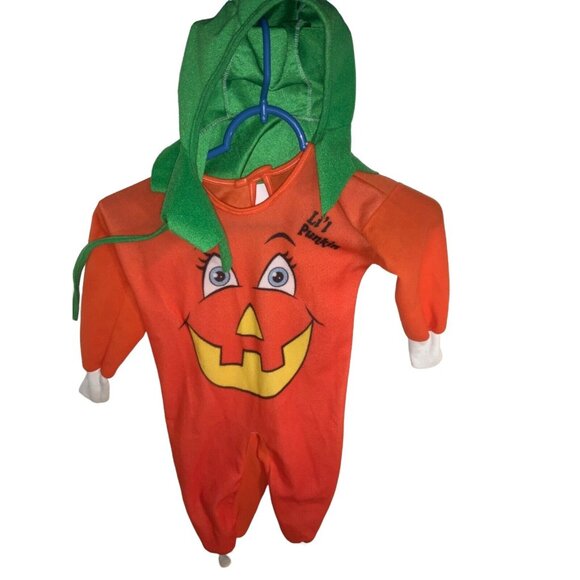 Li'l Pumpkin Halloween Costume with Hat - Picture 1 of 9